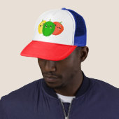 Zoete paprika's trucker pet (In situ)