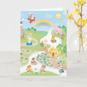 Zoete paradijs kaart (Gele Bloem)