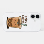 Zoete Parel Charme iPhone 16 Hoesje (Achterkant horizontaal)