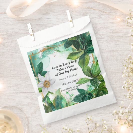 💍 Zoete Passiflora Serenity Bedankzakje (Geknipt)