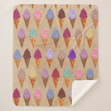 Zoete Pastel Waterverf Ijsje Meisjes Babykamer