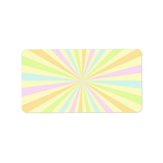 Zoete pastels draaiende wiel barst uit etiket (Voorkant)