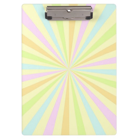 Zoete pastels draaiende wiel barst uit klembord (Voorkant)