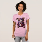 Zoete patchwork knuffel Beer T-shirt (Voorkant volledig)