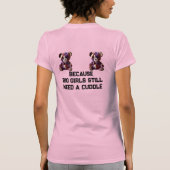 Zoete patchwork knuffel Beer T-shirt (Achterkant)