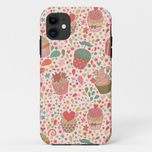 Zoete patroon Case-Mate iPhone case (Achterkant)