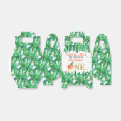 Zoete peach boys 1e verjaardag bedankdoosjes (Uitgevouwen)