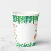 Zoete peach boys 1e verjaardag papieren bekers (Rechts)