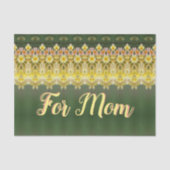 Zoete peach en Butter Yellow Tissuepapier (Voorkant)