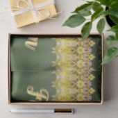 Zoete peach en Butter Yellow Tissuepapier (Geschenk)