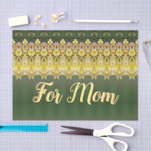 Zoete peach en Butter Yellow Tissuepapier (Craft)