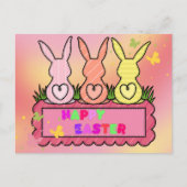 Zoete peeps verzenden feestdagenkaart (Voorkant)