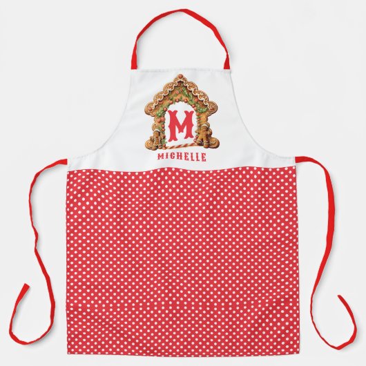 Zoete peperkoek gepersonaliseerd schort (Voorkant)