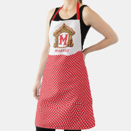 Zoete peperkoek gepersonaliseerd schort