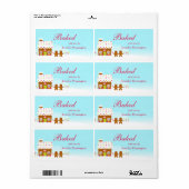 Zoete peperkoek huis vakantie gebakken op label (Full Sheet)