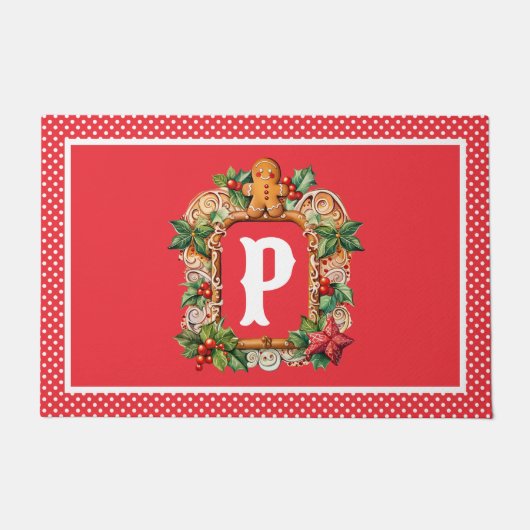 Zoete peperkoek Monogram Deurmat (Voorkant)