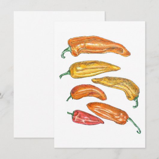 Zoete Pepers Kaart (Voorkant / Achterkant)