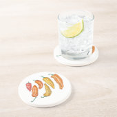 Zoete Pepers Zandsteen Onderzetter (Zijkant)