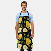 Zoete peren: Overlappend fruitontwerp Schort (Gedragen)