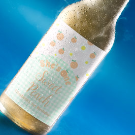 Zoete Perzik 1e Verjaardag Bier Etiket
