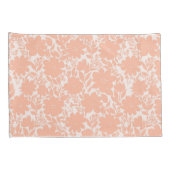 Zoete perzik bloesem bloemen kussensloop (Achterkant-Rechts)