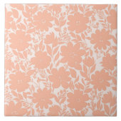 Zoete perzik bloesem bloemen tegeltje (Voorkant)