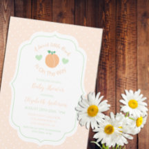 Zoete Perzik Elegante Baby Shower