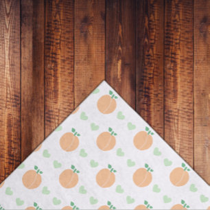 Zoete Perzik Elegante Baby Shower Tissuepapier