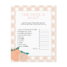 zoete perzik | Raad de Prijs Douche Spel