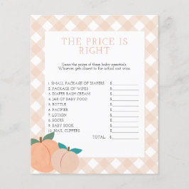 zoete perzik | Raad de Prijs Douche Spel