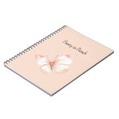 Zoete Perzikvlinder Notitieboek (Linkerzijde)