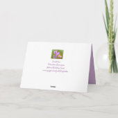 Zoete peul en regen vallen op zaterdag kaart (Achterkant)