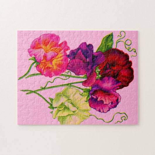 zoete peulen legpuzzel (Horizontaal)