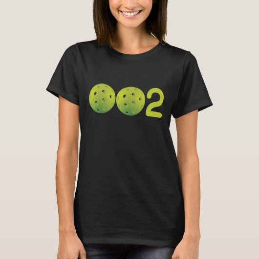 Zoete pickleball 0-0-2 T-Shirt (Voorkant)
