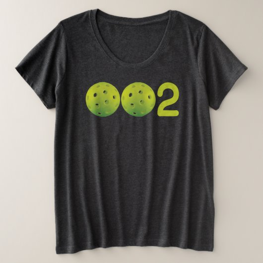 Zoete pickleball 0-0-2 T-Shirt (Design voorkant)