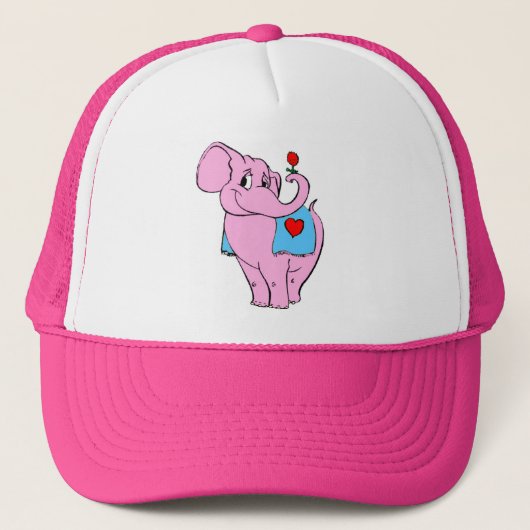 Zoete Pinky met Roos Pet (Voorkant)