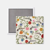 Zoete Pistolen en Rozen Koelkast Decoratie Magneet (Voorkant / Achterkant)