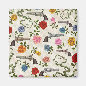 Zoete Pistolen en Rozen Koelkast Decoratie Magneet (Voorkant)