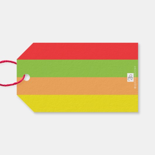 Zoete Pittige Fiesta Bruiloft Feest Favoriet Cadeaulabel (Achterkant Horizontaal)