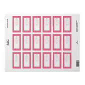 Zoete Polkadot Bubble Boek Gift Bookplate Label (Full Sheet)
