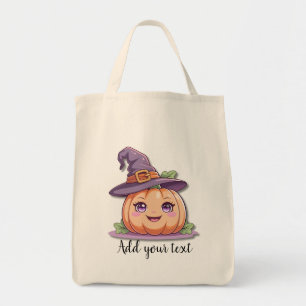 Zoete Pompoen Magie – Grote Halloween Boodschappen Tote Bag