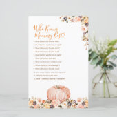 Zoete pompoen rustieke bloemen die mama het beste  (Staand voorkant)