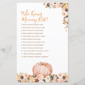 Zoete pompoen rustieke bloemen die mama het beste  (Voorkant)