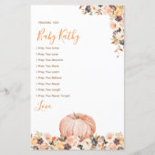 Zoete pompoen rustieke bloemen liefdesgebeden voor (Voorkant)