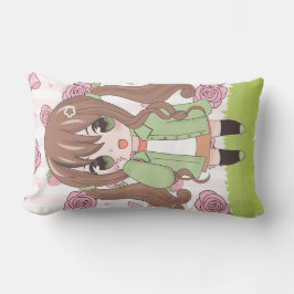 zoete poppen in anime stijl kussen