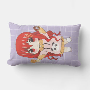 zoete poppen in anime-stijl kussen