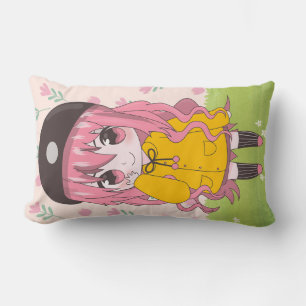 zoete poppen in anime-stijl kussen