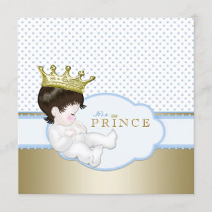 Zoete Prins Baby Shower Kaart