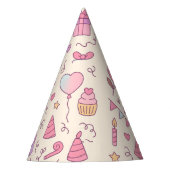 Zoete Prinses Feest Viering Patroon Feesthoedjes (Voorkant)