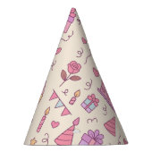 Zoete Prinses Feest Viering Patroon Feesthoedjes (Rechts)